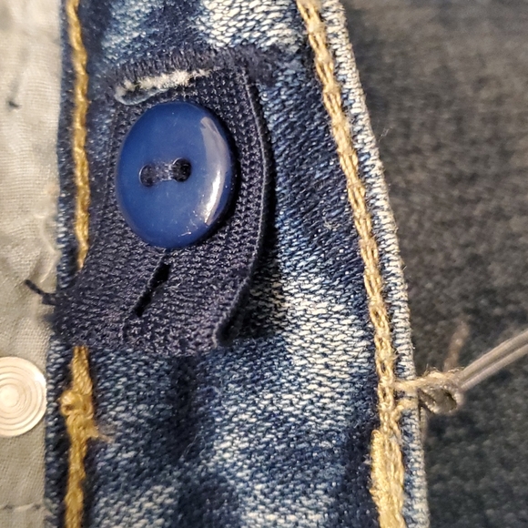 Imperial Star Adjustable Waistband Cropped Jeans Girl's 8 Reg - Picture 6 of 6